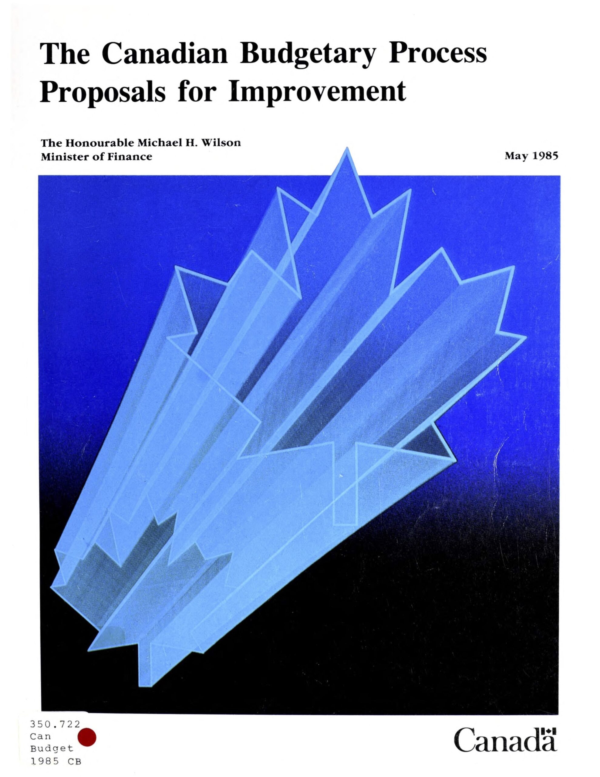 Canadian Budgetary Process_1985